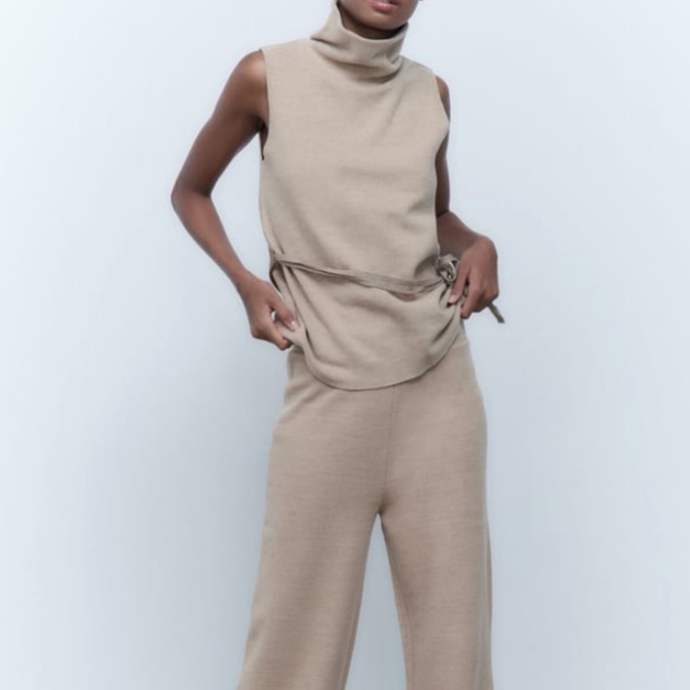 Zara two-piece soft tank/pants set